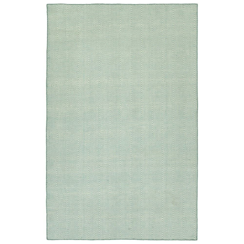 Kaleen Ziggy Collection Light Light Blue Throw Rug 2' x 3'