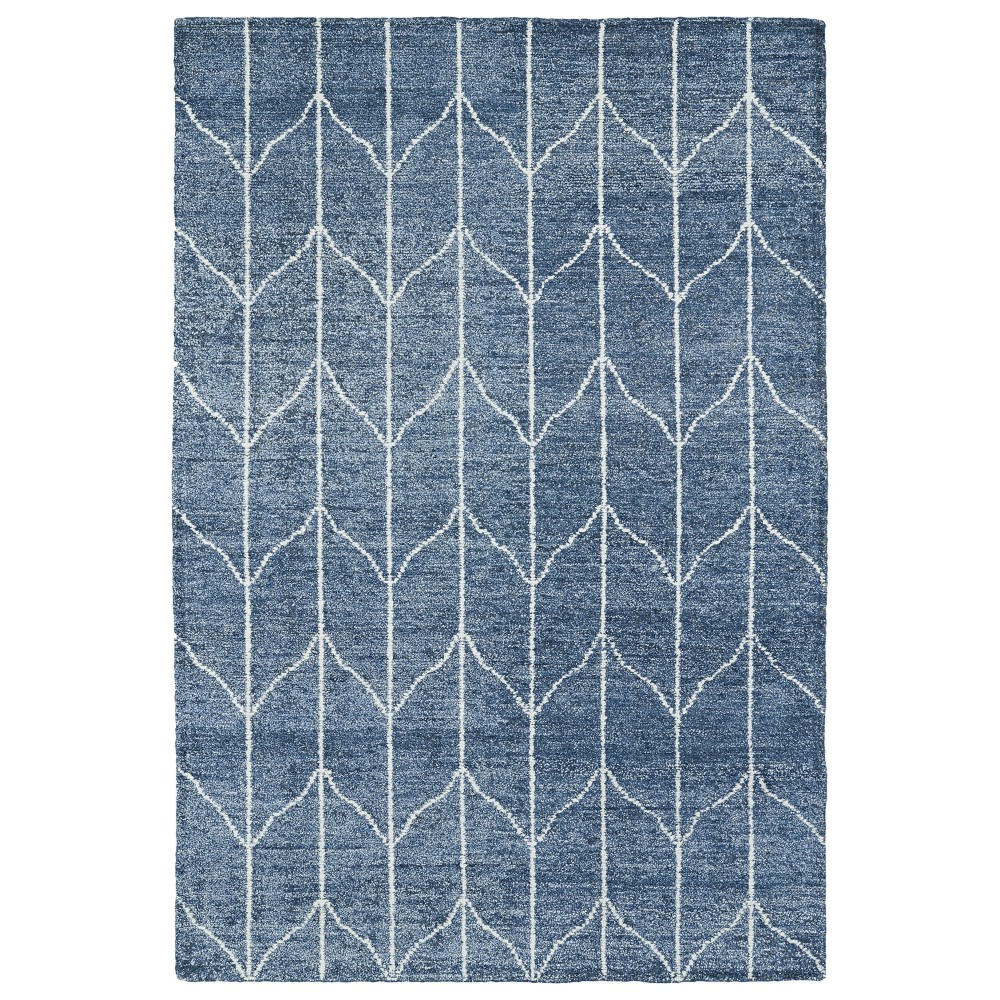 Kaleen Solitaire Collection Dark Denim Area Rug 8' x 11' Kaleen Solitaire Collection Dark Denim Area Rug 8' x 11'