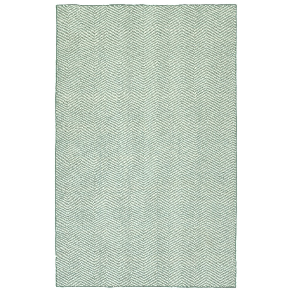 Kaleen Ziggy Collection Light Light Blue Area Rug 5' x 7'6"