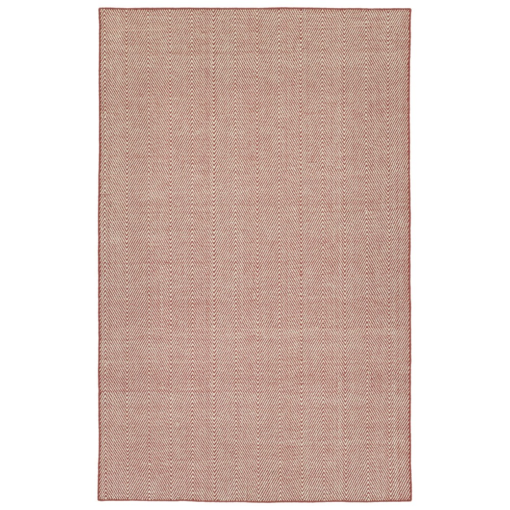 Kaleen Ziggy Collection Light Coral Throw Rug 2' x 3'