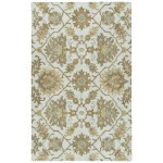 Kaleen Zocalo Collection Light Spa Throw Rug 2' x 3'