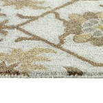 Kaleen Zocalo Collection Light Spa Throw Rug 2' x 3'