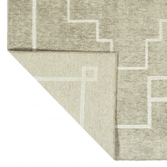 Kaleen Solitaire Collection Light Chino Throw Rug 2' x 3'