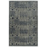 Kaleen Zuma Beach Collection Blue Gray Area Rug 9' x 12'