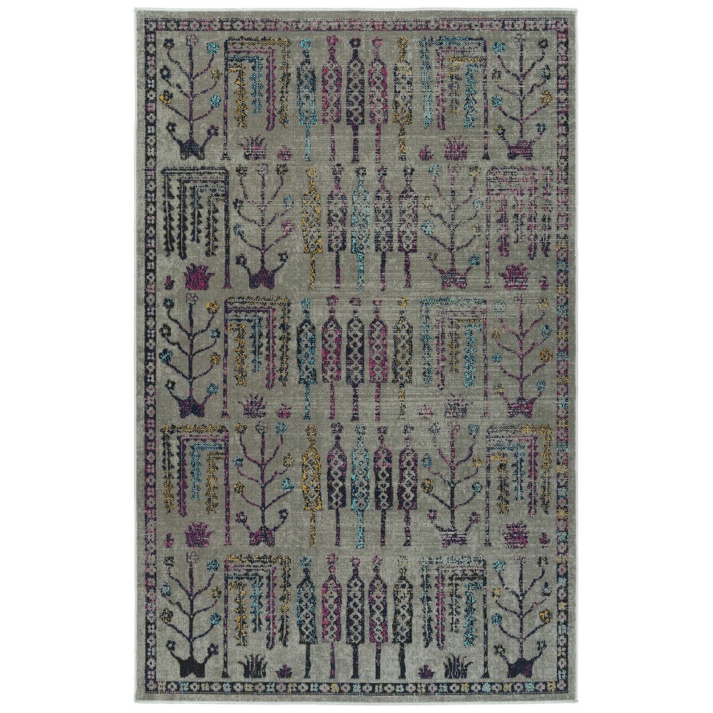 Kaleen Zuma Beach Collection ZUM02-86 Multi Throw Rug 2' x 3'