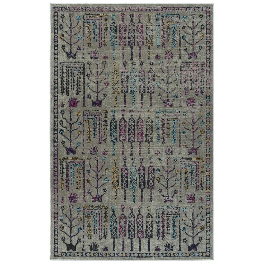 Kaleen Zuma Beach Collection ZUM02-86 Multi Area Rug 5'3" x 7'3"