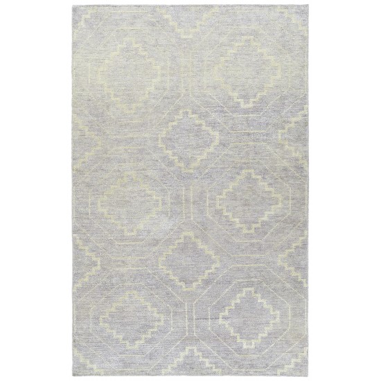 Kaleen Solitaire Collection Light Lavender Throw Rug 2' x 3'