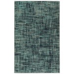 Kaleen Zuma Beach Collection Turquoise Gray Throw Rug 2' x 3'