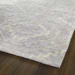 Kaleen Solitaire Collection Light Lavender Throw Rug 2' x 3'