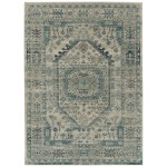 Kaleen Zuma Beach Collection Light Turquoise Runner 2'2" x 7'6"