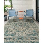 Kaleen Zuma Beach Collection Light Turquoise Runner 2'2" x 7'6"