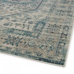 Kaleen Zuma Beach Collection Light Turquoise Throw Rug 2' x 3'