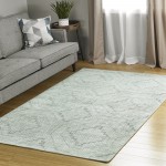 Kaleen Solitaire Collection SOL13-34 Glacier Area Rug 5' x 7'9"