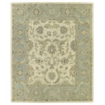 Kaleen Solomon Collection Ivory Mint Throw Rug 2' x 3'