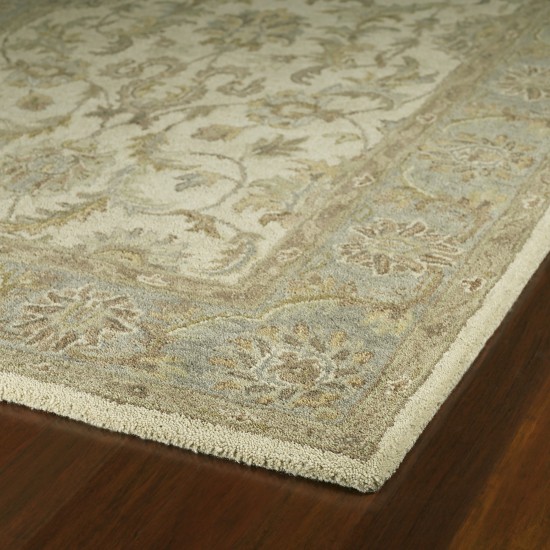 Kaleen Solomon Collection Ivory Mint Throw Rug 2' x 3'