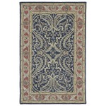 Kaleen Solomon Collection Dark Blue Area Rug 4' x 6'