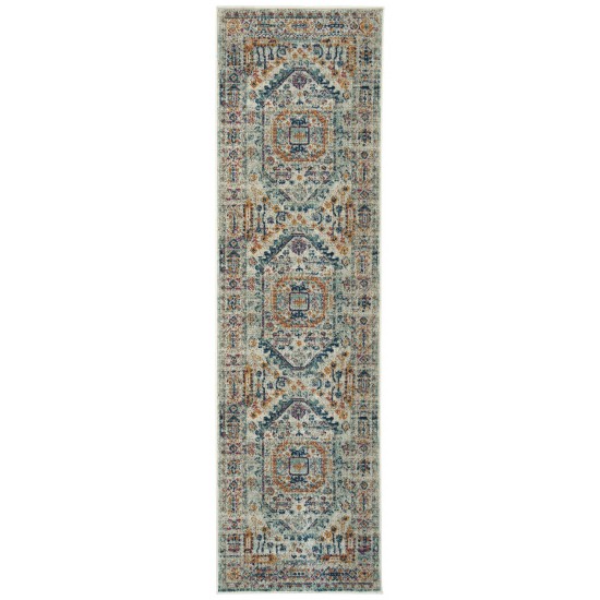 Kaleen Zuma Beach Collection Light Multi Runner 2'2" x 7'6"