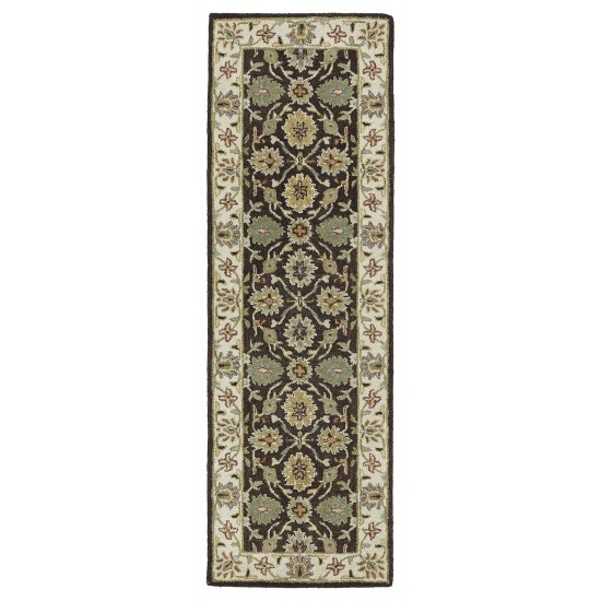 Kaleen Solomon Collection Dark Brown Area Rug 10' x 14'