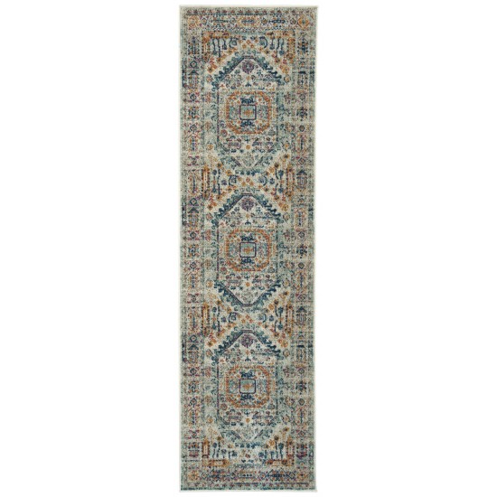 Kaleen Zuma Beach Collection Light Multi Area Rug 3'11" x 5'3"