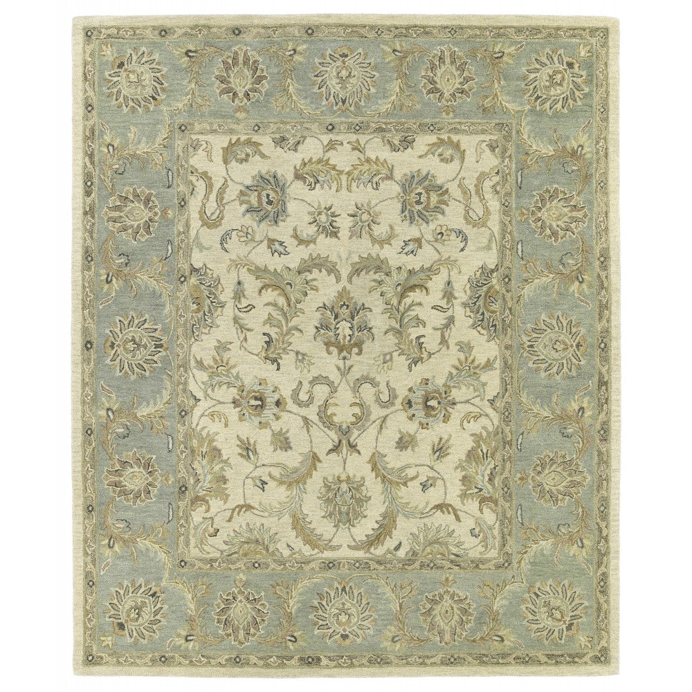 Kaleen Solomon Collection Ivory Mint Runner 2'6" x 8'