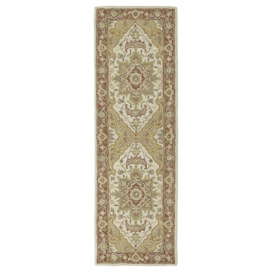 Kaleen Solomon Collection Gold Oatmeal Area Rug 10' x 14'