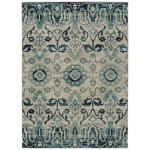 Kaleen Zuma Beach Collection Blue Navy Runner 2'2" x 7'6"