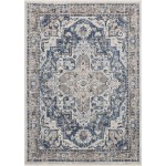 Kaleen Soren Collection Light Blue Runner 2'6" x 7'6"