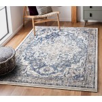 Kaleen Soren Collection Light Blue Runner 2'6" x 7'6"