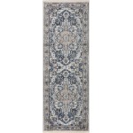 Kaleen Soren Collection Light Blue Runner 2'6" x 7'6"