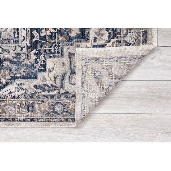 Kaleen Soren Collection Light Blue Area Rug 3' x 5'