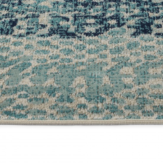 Kaleen Zuma Beach Collection ZUM14-17 Blue Area Rug 3'11" x 5'3"