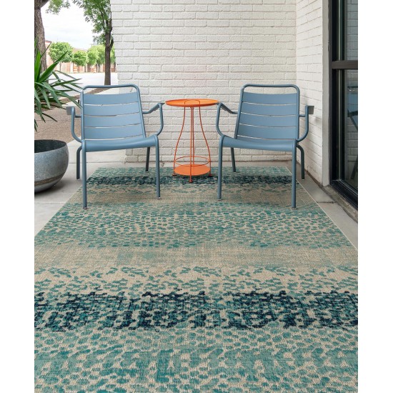 Kaleen Zuma Beach Collection ZUM14-17 Blue Area Rug 3'11" x 5'3"