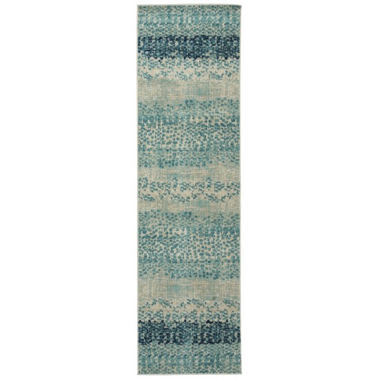 Kaleen Zuma Beach Collection ZUM14-17 Blue Area Rug 3'11" x 5'3"