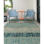 Kaleen Zuma Beach Collection ZUM14-17 Blue Area Rug 5'3" x 7'3"