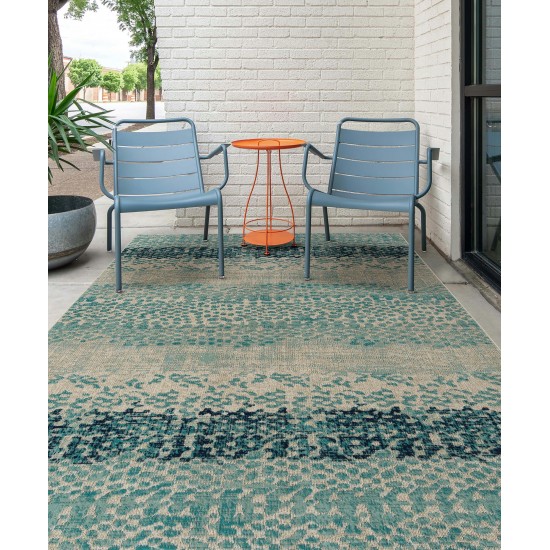 Kaleen Zuma Beach Collection ZUM14-17 Blue Area Rug 9' x 12'