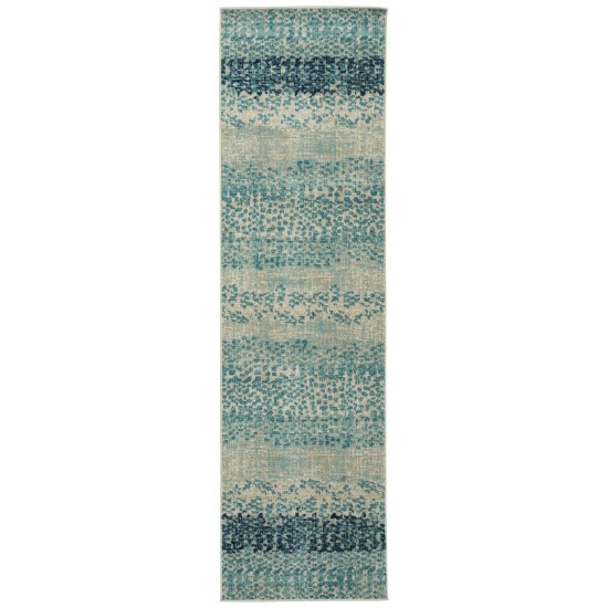 Kaleen Zuma Beach Collection ZUM14-17 Blue Area Rug 9' x 12'