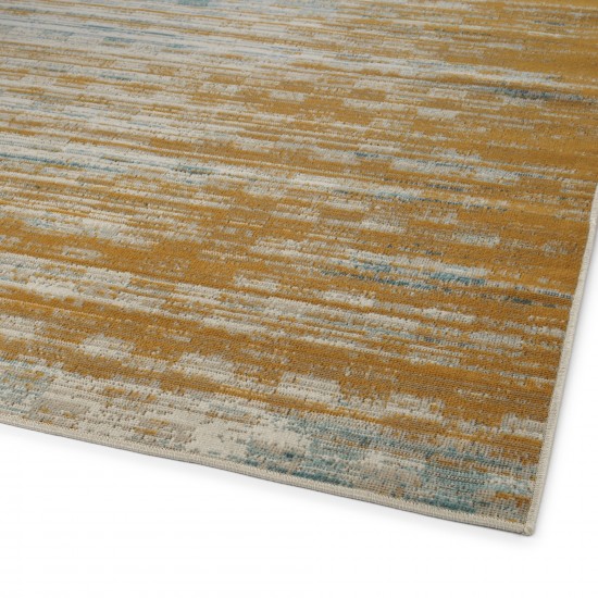 Kaleen Zuma Beach Collection Dark Gold Runner 2'2" x 7'6"