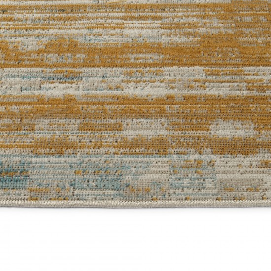 Kaleen Zuma Beach Collection Dark Gold Throw Rug 2' x 3'