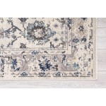 Kaleen Soren Collection Light Silver Area Rug 7'10" x 10'