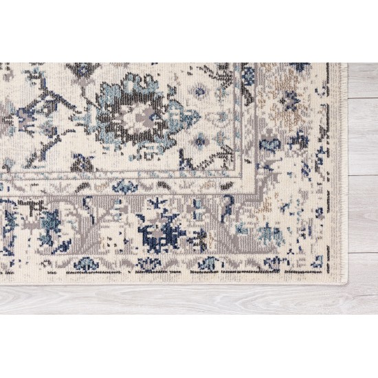 Kaleen Soren Collection Light Silver Area Rug 9' x 12'6"