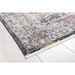 Kaleen Soren Collection Light Denim Throw Rug 1'8" x 2'6"