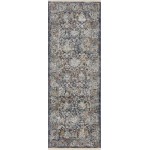 Kaleen Soren Collection Light Denim Throw Rug 1'8" x 2'6"