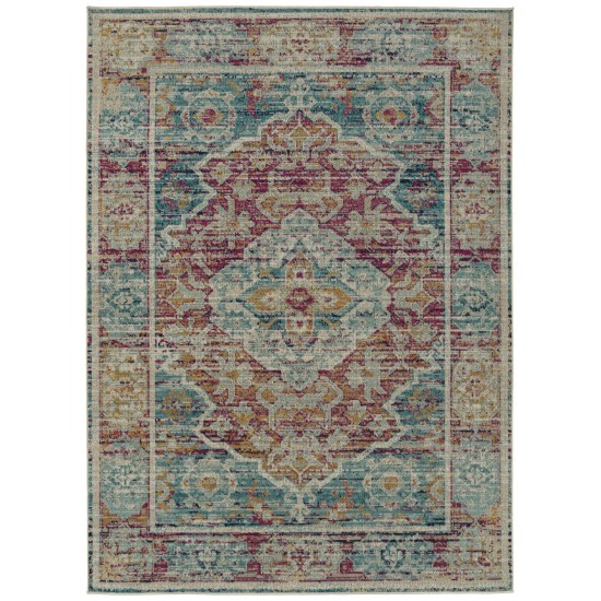 Kaleen Zuma Beach Collection Dark Multi Runner 2'2" x 7'6"