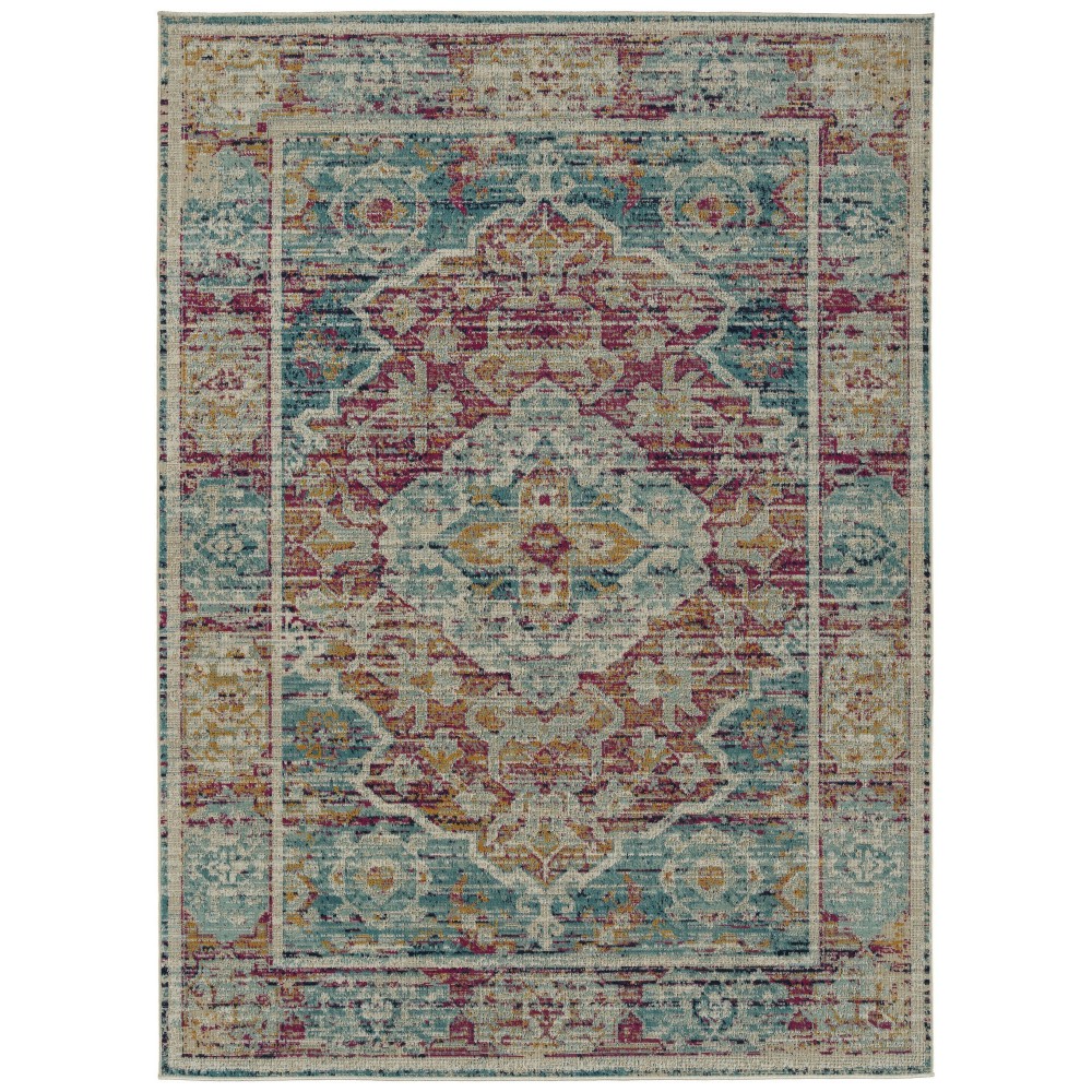 Kaleen Zuma Beach Collection Dark Multi Runner 2'2" x 7'6"