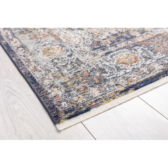 Kaleen Soren Collection Light Denim Area Rug 5' x 7'5"