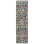 Kaleen Zuma Beach Collection Dark Multi Runner 2'2" x 7'6"