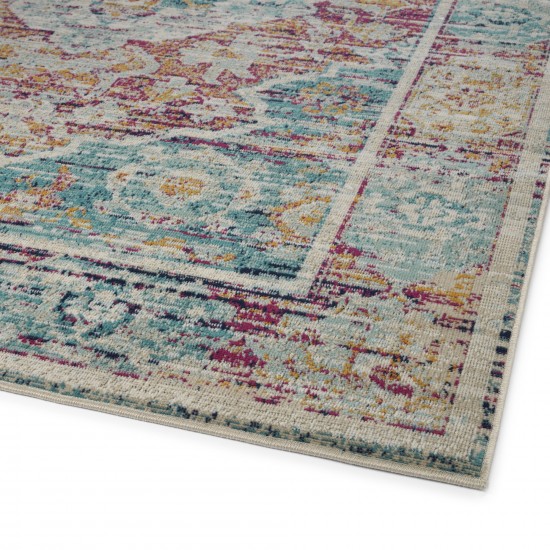 Kaleen Zuma Beach Collection Dark Multi Area Rug 3'11" x 5'3"