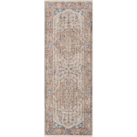 Kaleen Soren Collection Light Red Throw Rug 1'8" x 2'6"