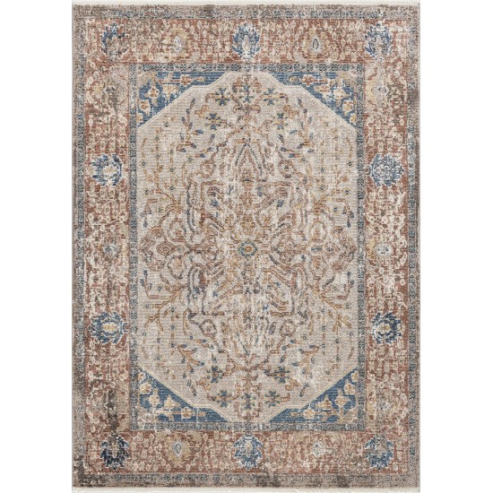 Kaleen Soren Collection Light Red Area Rug 3' x 5'