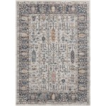 Kaleen Soren Collection Grey Navy Throw Rug 1'8" x 2'6"